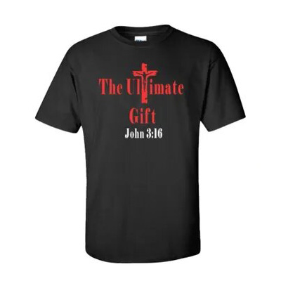 Small black The Ultimate Gift t-shirt