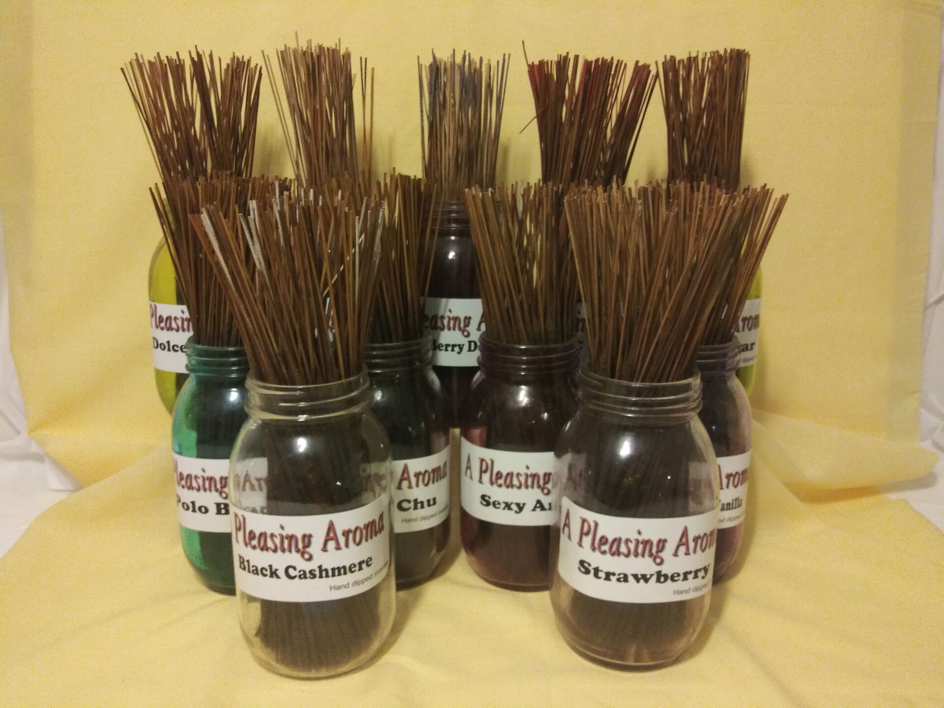 Assorted incense