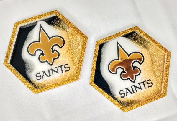 Saints coasters