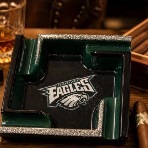 Fly High Handcrafted Eagles Cigar Ashtray